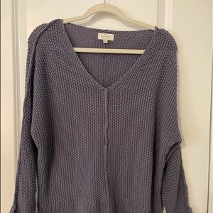 Lucky Brand Muted Purple Knit Sweater
